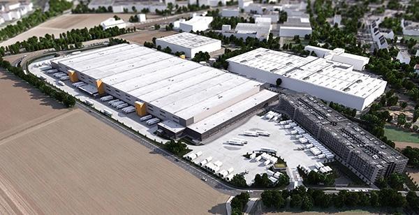 Amazon Distributiecentrum Mönchengladbach: Bremer AG, Ixocon, AVG Bau Goch Wegenbouw Infra