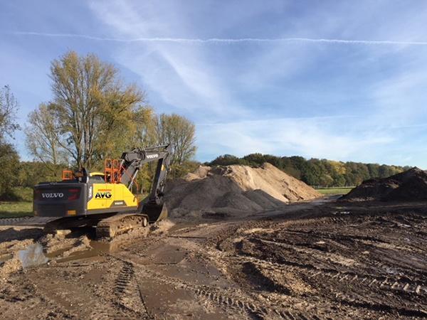 AVG Grondverzet in Niersgebied, AVG Bodenbewegung im Niersgebiet. Masterplan Niers.