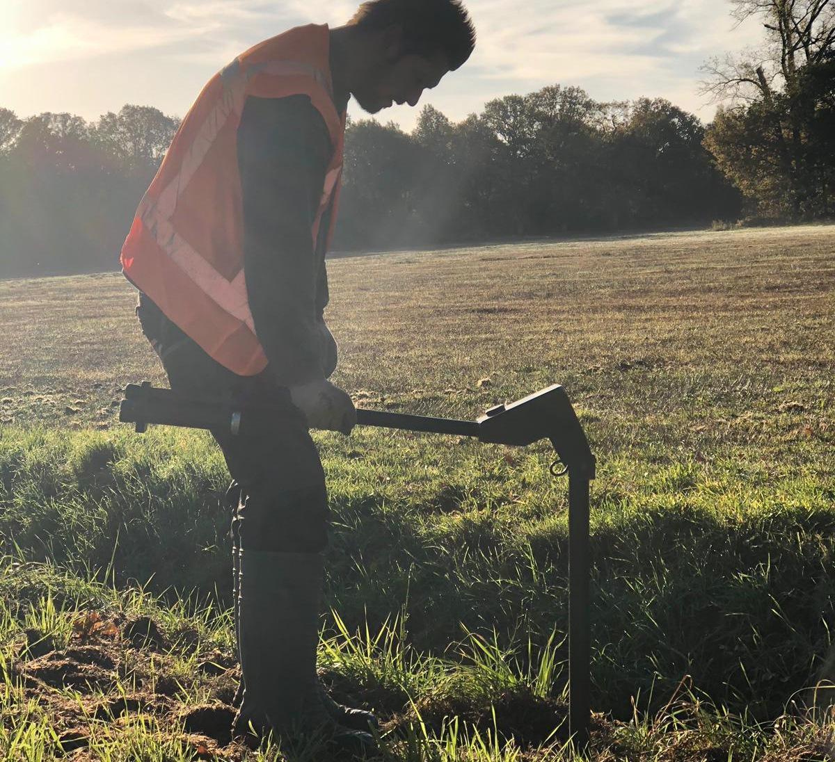 Explosieven detectie, AVG Explosieven Opsporing Nederland. Kampfmittelbeseitigung-Detektion Bomben in Bruuk Groesbeek.