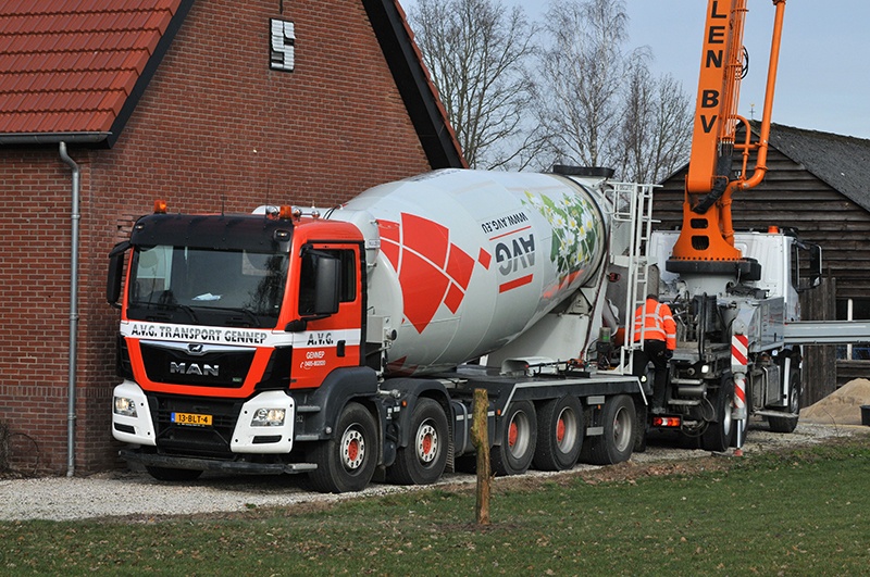 Beton storten? Beton vloer storten? Fundering of poer? Of betonprijs per m3 weten? AVG Betoncentrale AVG Heijmix in Heijen.