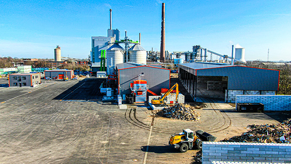 Kooperation zwischen AVG und Solvay resultiert in komplettem Biomassekraftwerk für Altholz mit Aufbereitung in Rheinberg