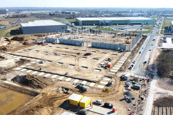 Grünes Logistikzentrum in Nettetal: Fundament für die Zukunft