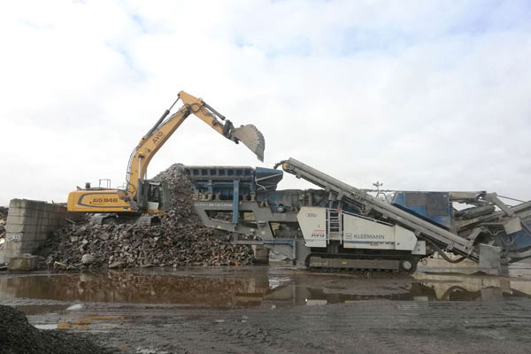 Van oud betonpuin naar grondstoffen voor nieuwe beton: AVG draait volop mee in de circulaire industrie