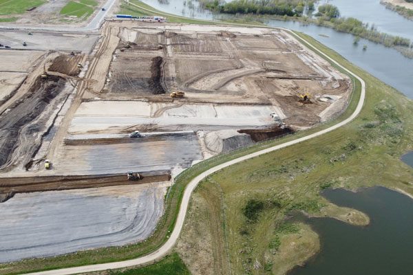 AVG Bau Goch trägt zu nachhaltigem, fossilfreiem Logistikzentrum in Wesel bei