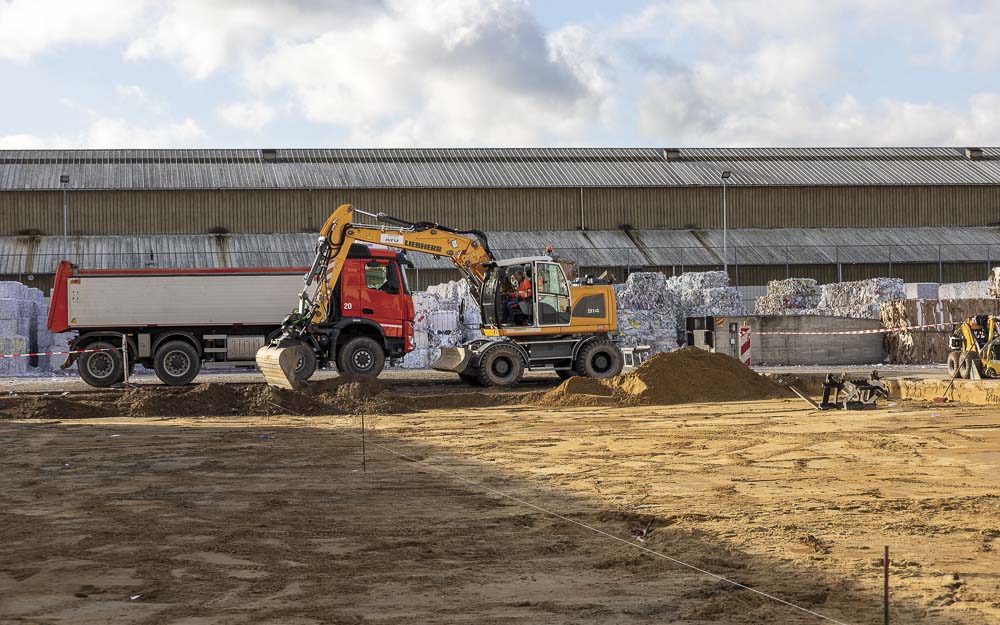 AVG Wegenbouw vernieuwd bedrijfsterrein Essity in Katwijk