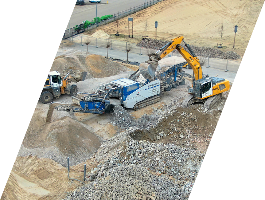 Granulaten Menggranulaat_Puin_Breker_Bouw_Sloopafval_Betongranulaat