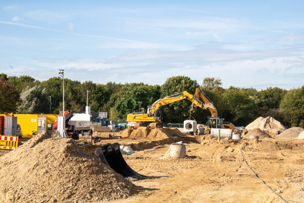 Bau_Hilden_Bauprojekt_Erdarbeiten_Gewerbegebiet_Entwicklung