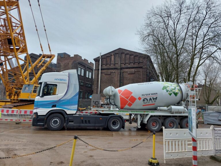 Logistiek_Betonmixers_Berlijn_Transport_Bouwproject_Beton